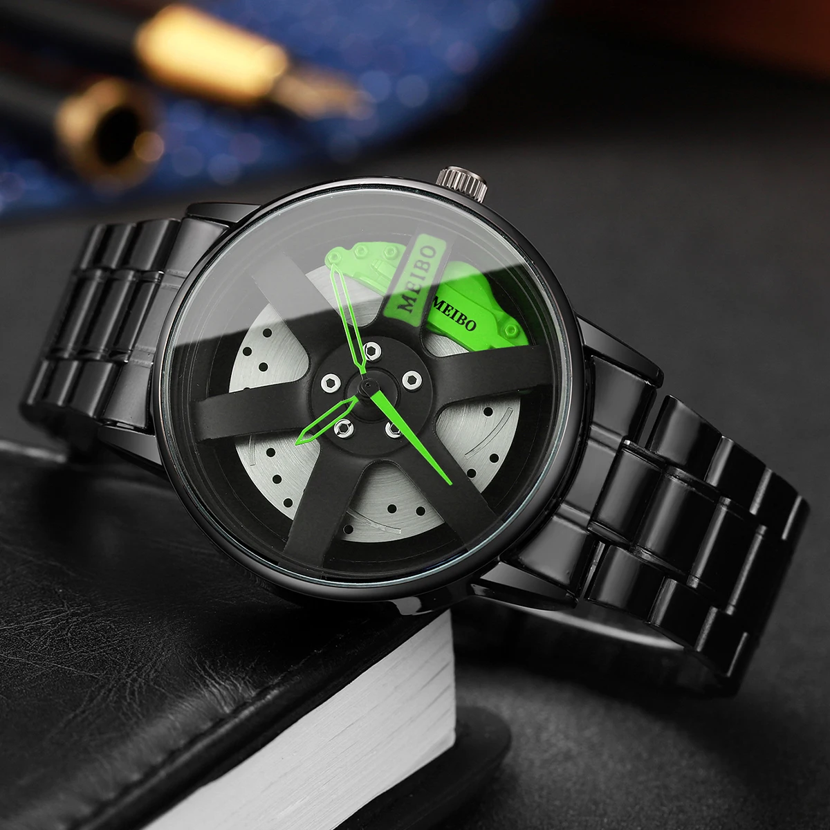 Men's Sports Wheel Watches Set 6