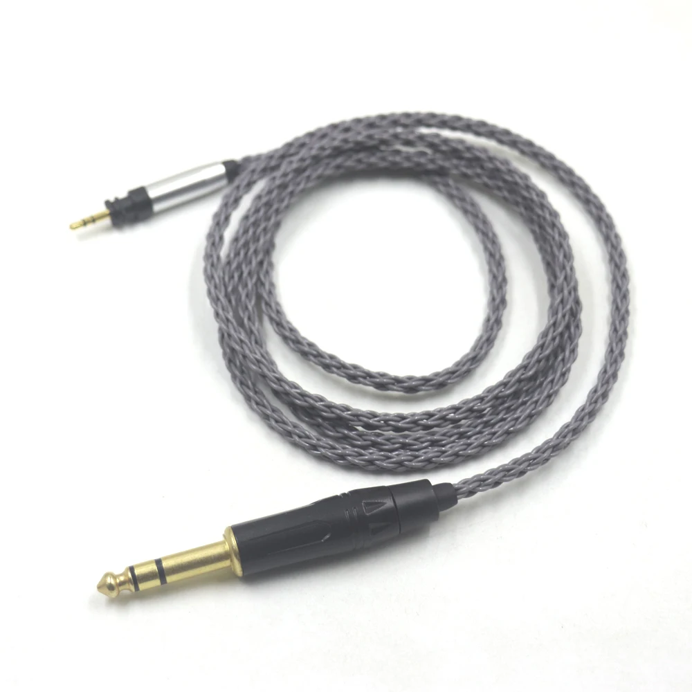 152 Core 1/4 6.35mm TRS 6.35mm Headphone Upgrade Cable For Sh-ure SRH440A SRH840A Earphone