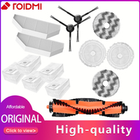 Original Roidmi EVA Accessories Main Brush Hepa Filter Side Brush Mop for Roidmi EVA Robot Vacuum Cleaner Replacement Parts