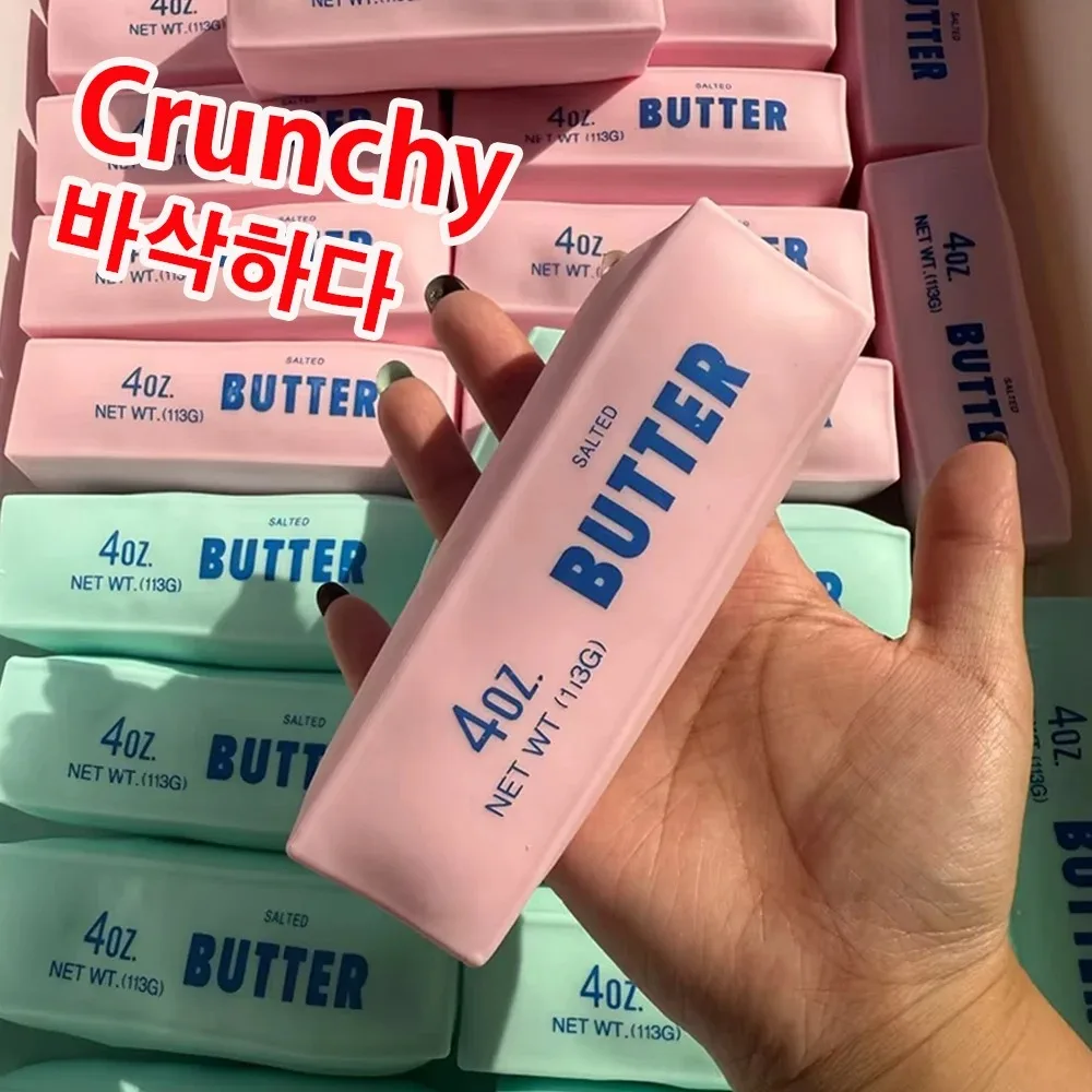 Creative butter stick soft toy, block filling, non rebound squeezing toy, adult sensory stress relief toy