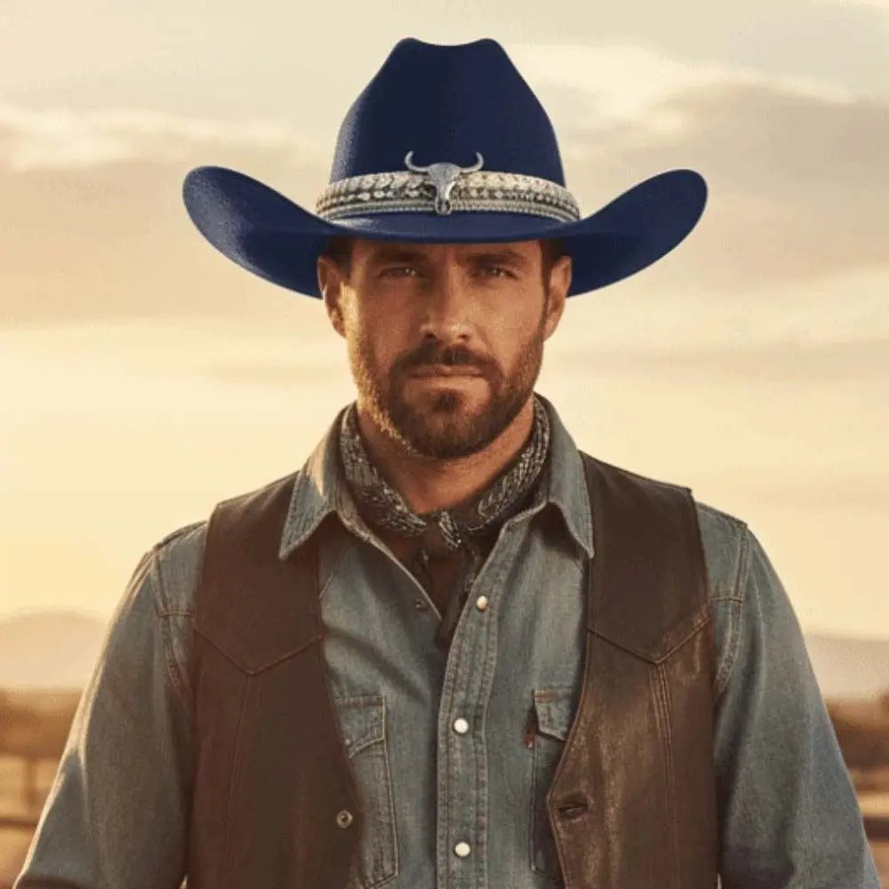 

Ковбойская кепка в стиле вестерн с широкими полями, шерстяная дышащая солнцезащитная рыцарская шляпа, легкая тибетская шляпа в этническом стиле, летняя