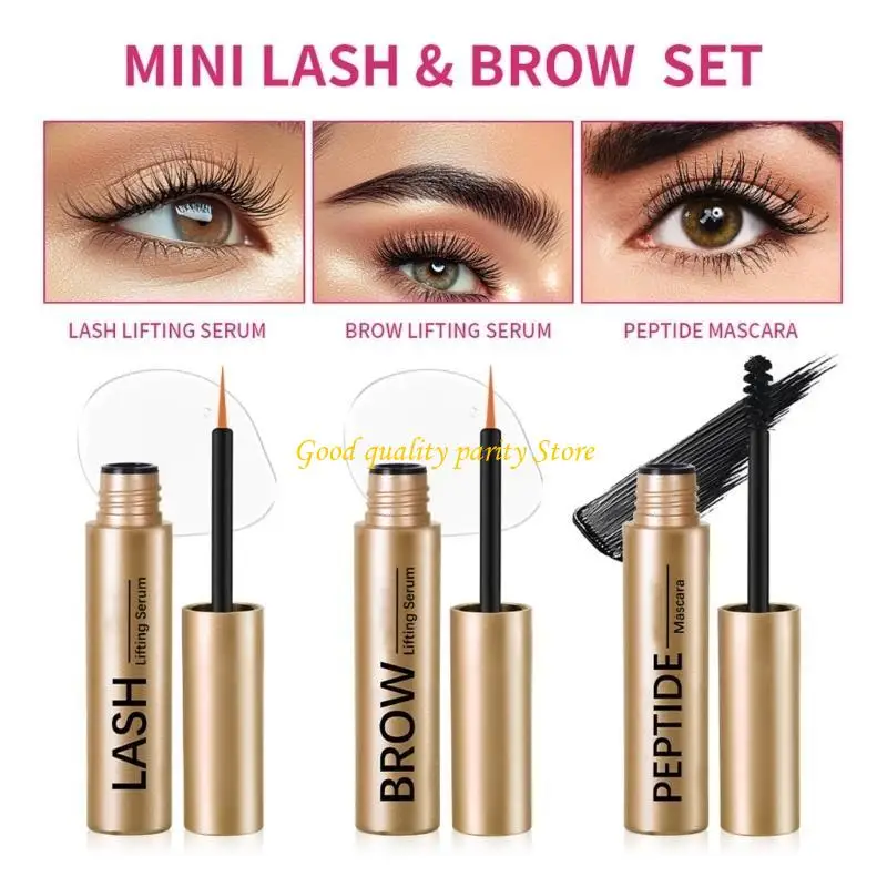 M4YA Brow Enhancer wimper Serums voor dikkere, langere wimpers en wenkbrauwen Mini Lash & Brow Set Lash Serums voor wimpergroei