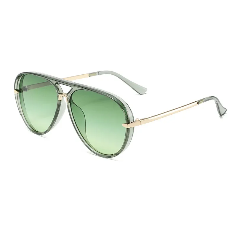 GM LUMIAS Vintage Pilot Sonnenbrille Frauen Mode Doppel Brücke Candy Farbe Sonnenbrille Trendy Marke Design Koreanischen Stil Shades – Detail 8