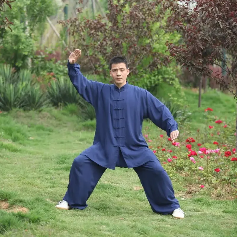 Uniformes de tai chi roupas de exercício de artes marciais manga longa wingchun terno unissex kungfu uniforme roupas tradicionais chinesas