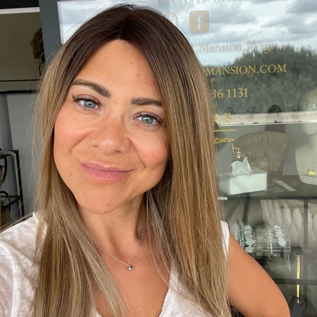 شعر مستعار أنثى الكرمل البني تسليط الضوء على الاصطناعية HD الدانتيل شعر مستعار أمامي 24 "قبل قطعها الطبيعية مستقيم مقاومة للحرارة الحرة فراق الألياف #1