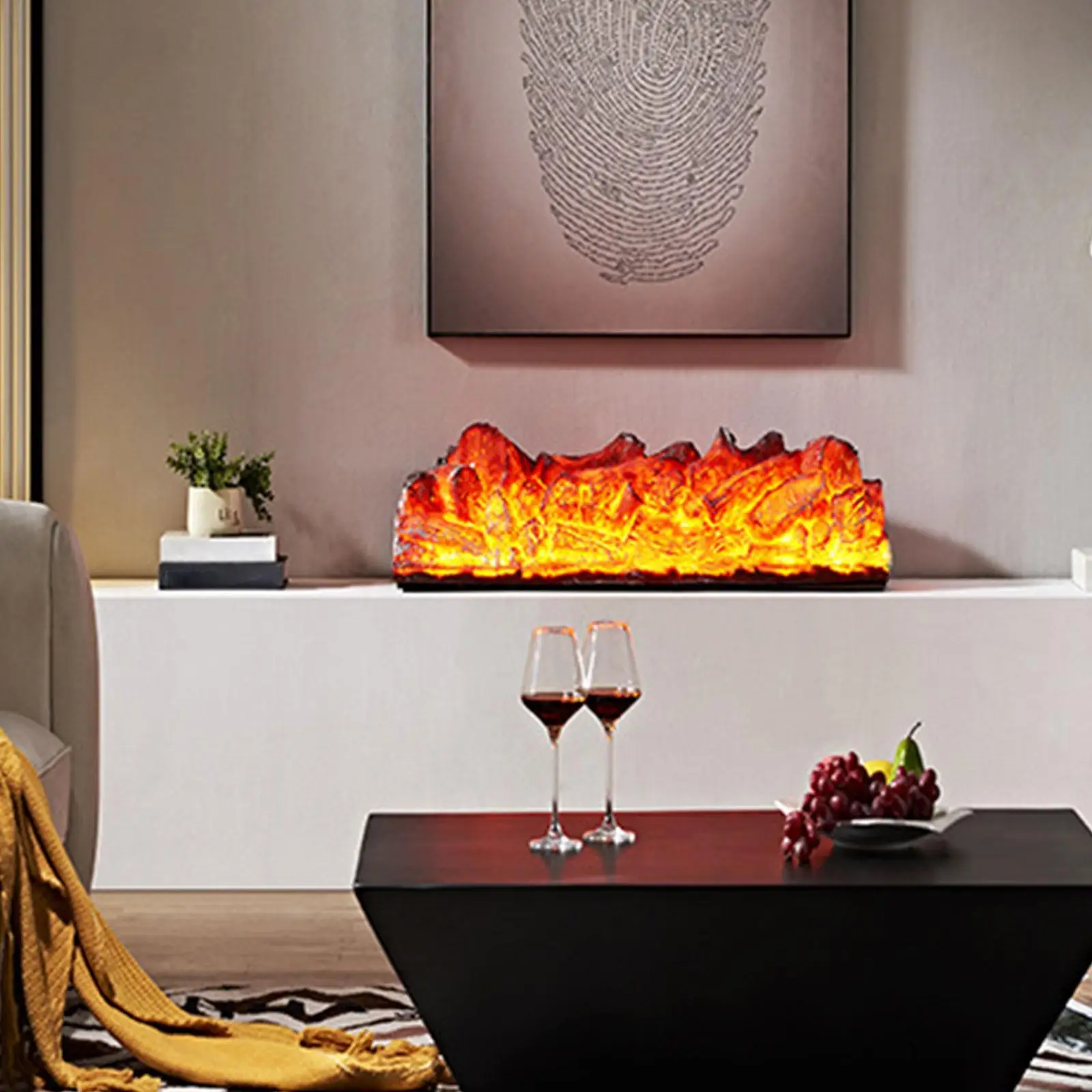 LED Simulation Flame Lamp Realistic for Indoor Outdoor Living Room