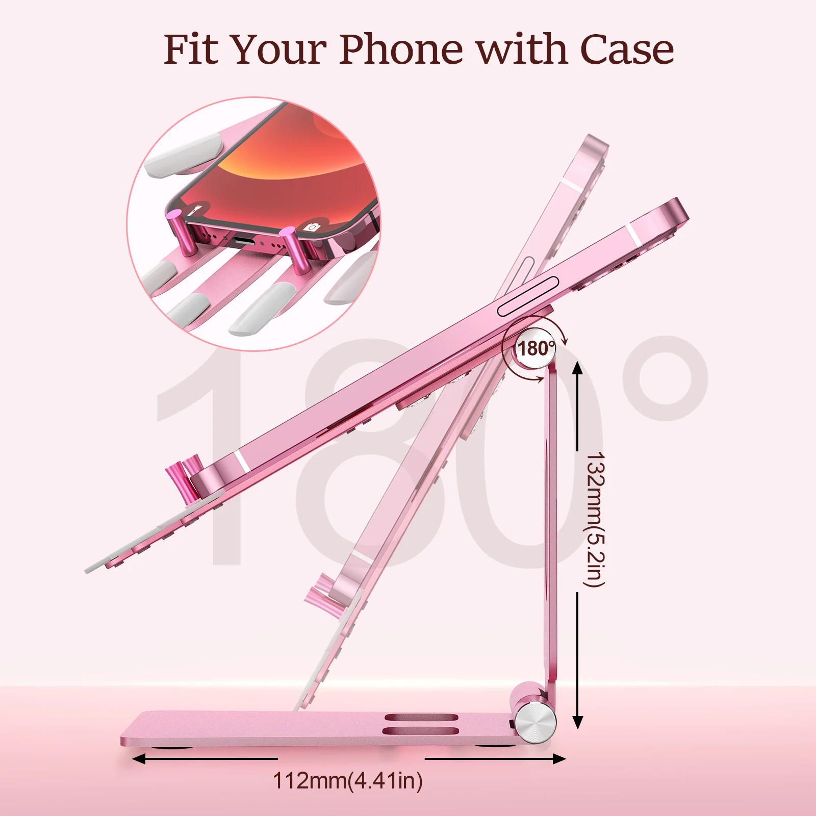 Nail Art Practice Stand, Fake Nail Practice Display Stand With Mobile Phone Holder, Suitable For Manicure Beginners To Practice