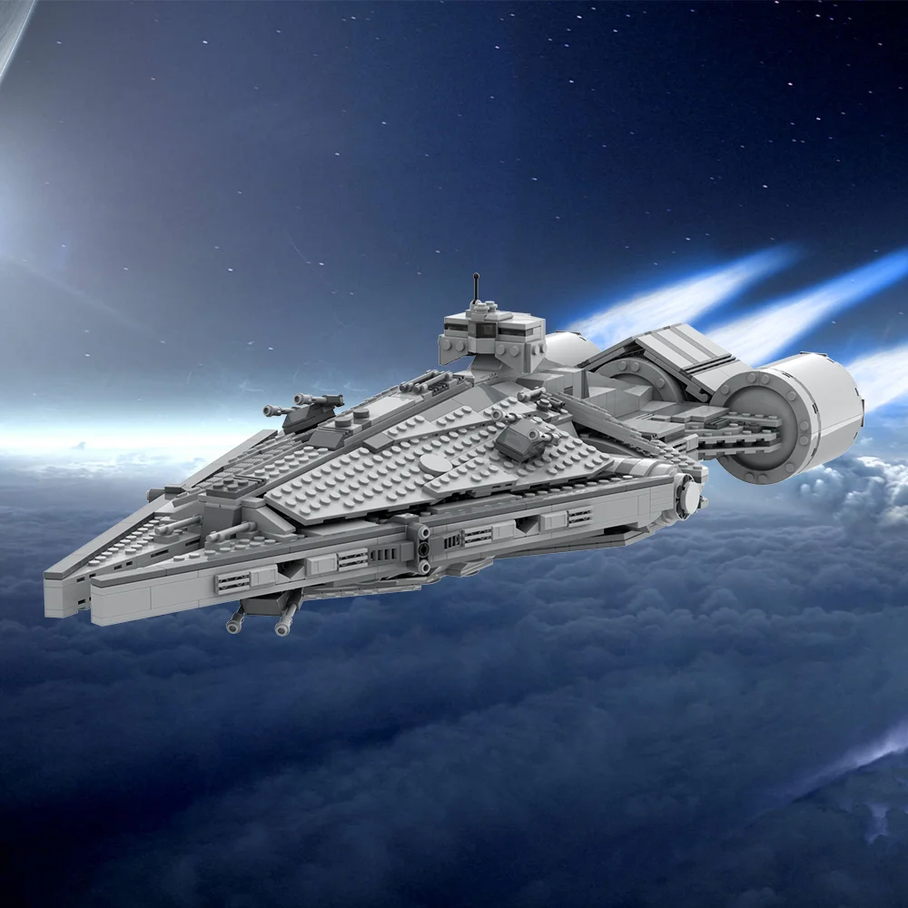 1509 قطعة حرب الفضاء MOC المدمرة من الدرجة الأولى المركبة الفضائية اللبنات الجمهورية الإمبراطورية هجوم سفينة الفضاء لعبة مجسمة طفل هدية