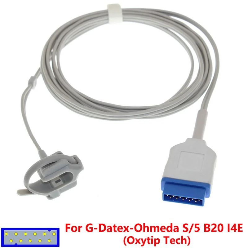 

Compatible With Spo2 Sensor of G-Datex-Ohmeda S/5 B20 I4E Monitor,Adult/Child/Neonate/Ear/Forehead/Animal Oximetry Cable 11pin.