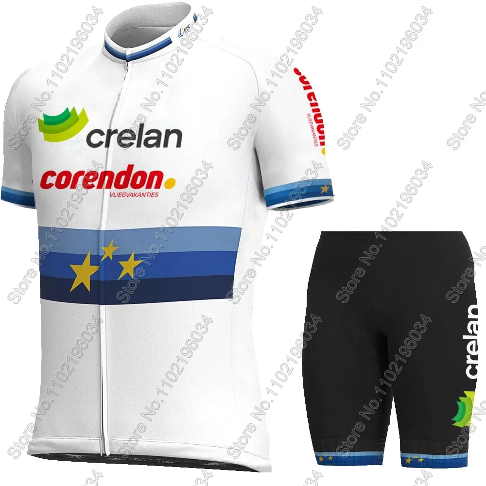 الأوروبي 2026 كريلان كورندون فريق الدراجات جيرسي مجموعة دراجة Cyclocross الملابس الطريق دراجة قمصان دعوى دراجة مريلة السراويل الجبلية