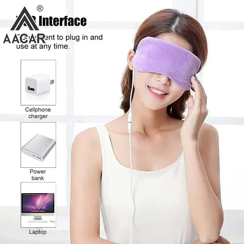 

USB Steam Eye Mask∣Electric Heated Eye Mask∣Portable Eye Compress For Dry Eyes, Dark Circles, Puffy Eyes