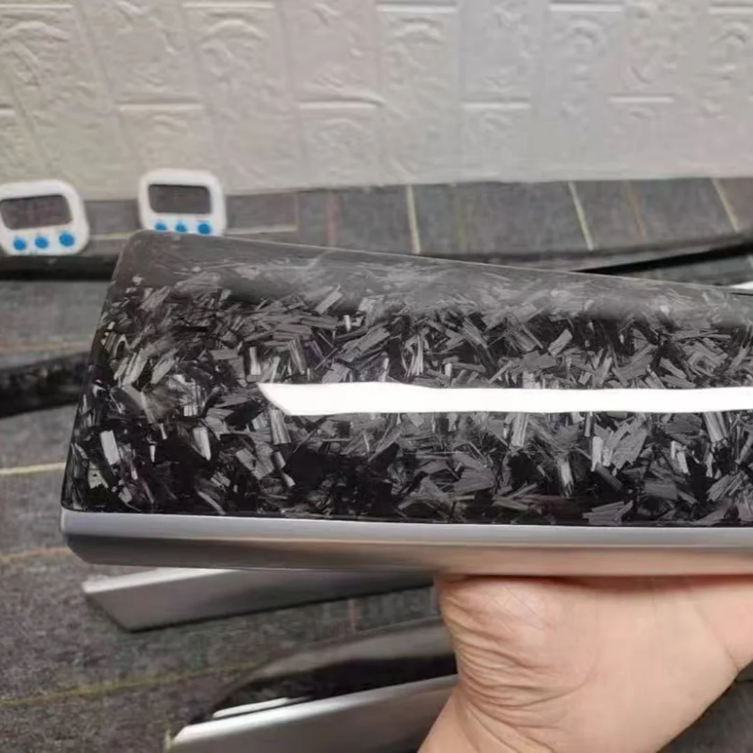 For BMW X Series X5 E70 E71  real carbon fiber gear base knob handbrake center console  panel trim Replacement
