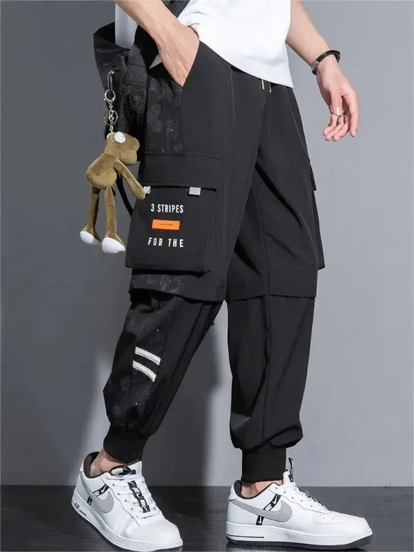 

Summer Quick Dry Men's Cargo Pants Big Size 10xl 9xl 8xl Multi-Pockets Loose Sweatpants Work Joggers Ice Silk Trousers Male