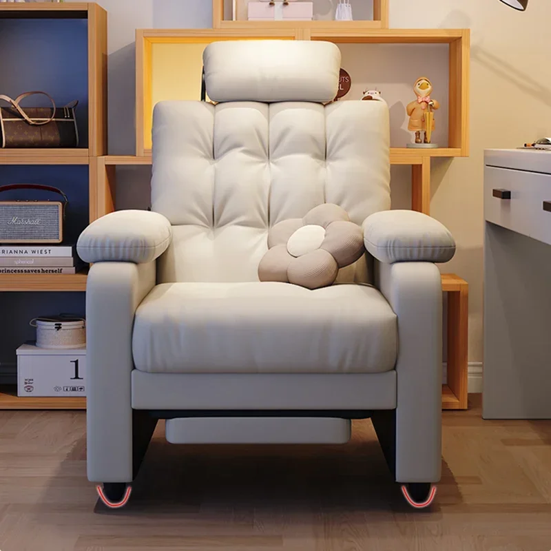 

Мягкий дешевый офисный стул, спинка для чтения, студенческие колеса, легкая подставка для ног, офисный стул, расслабляющая мебель для библиотеки Stoel