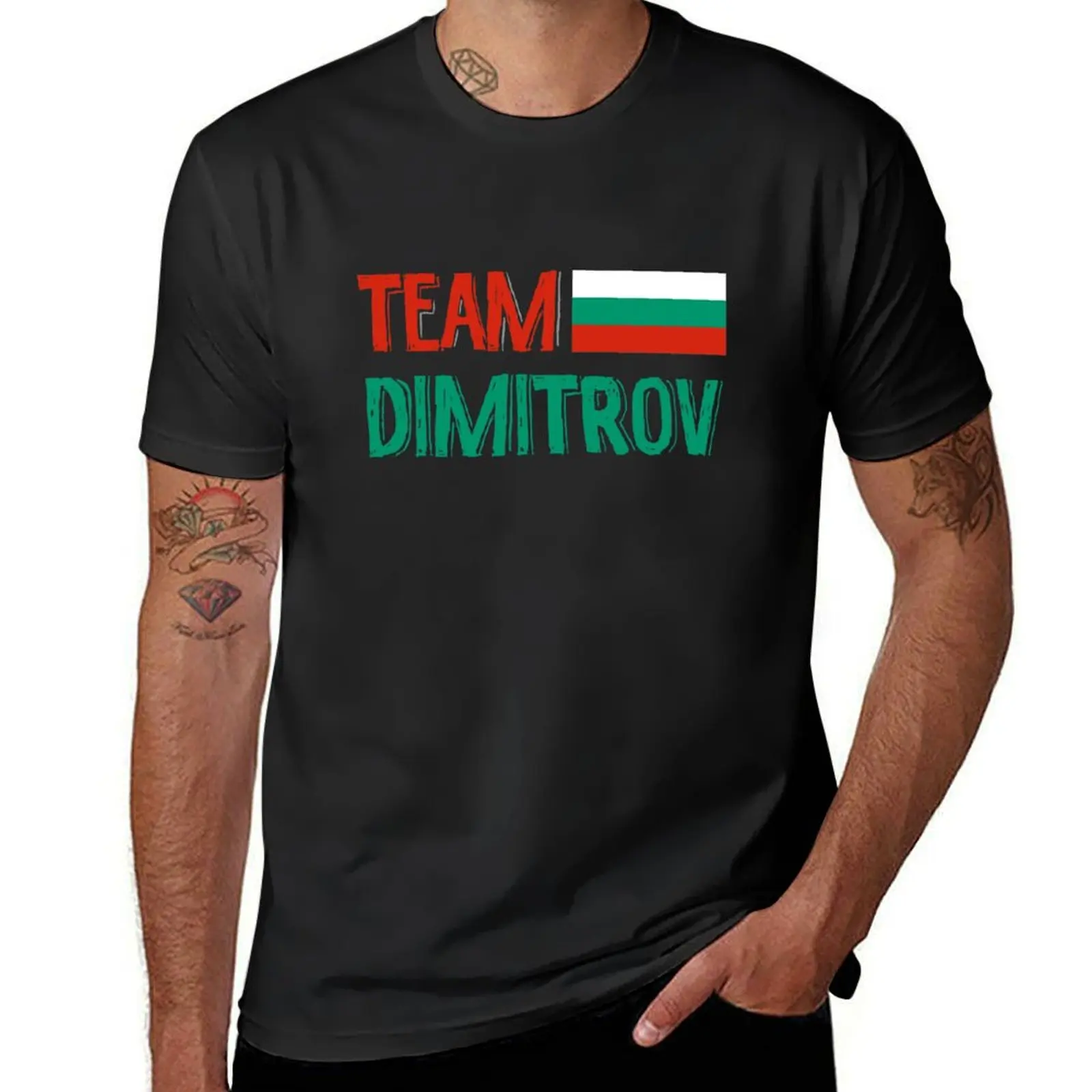 Grigor Dimitrov T-Shirt funnys new edition plus sizes plain black t shirts men