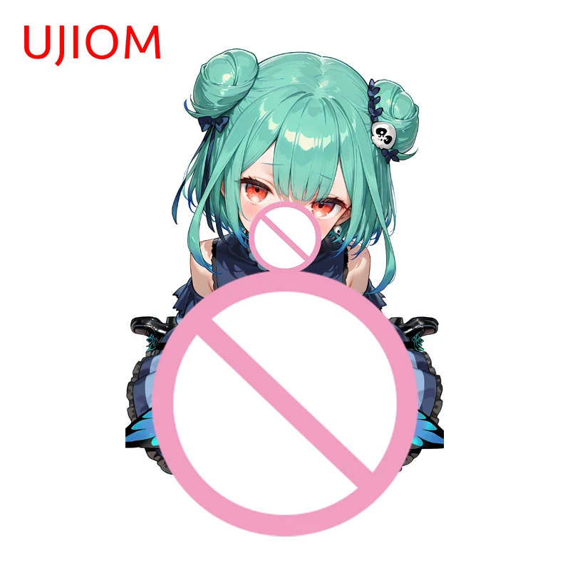 UJIOM Hololive Lovely Girl Wall Sticker Amusing Creative Personality Exclusive Design Decal Vinyl Computer Case Home Decor