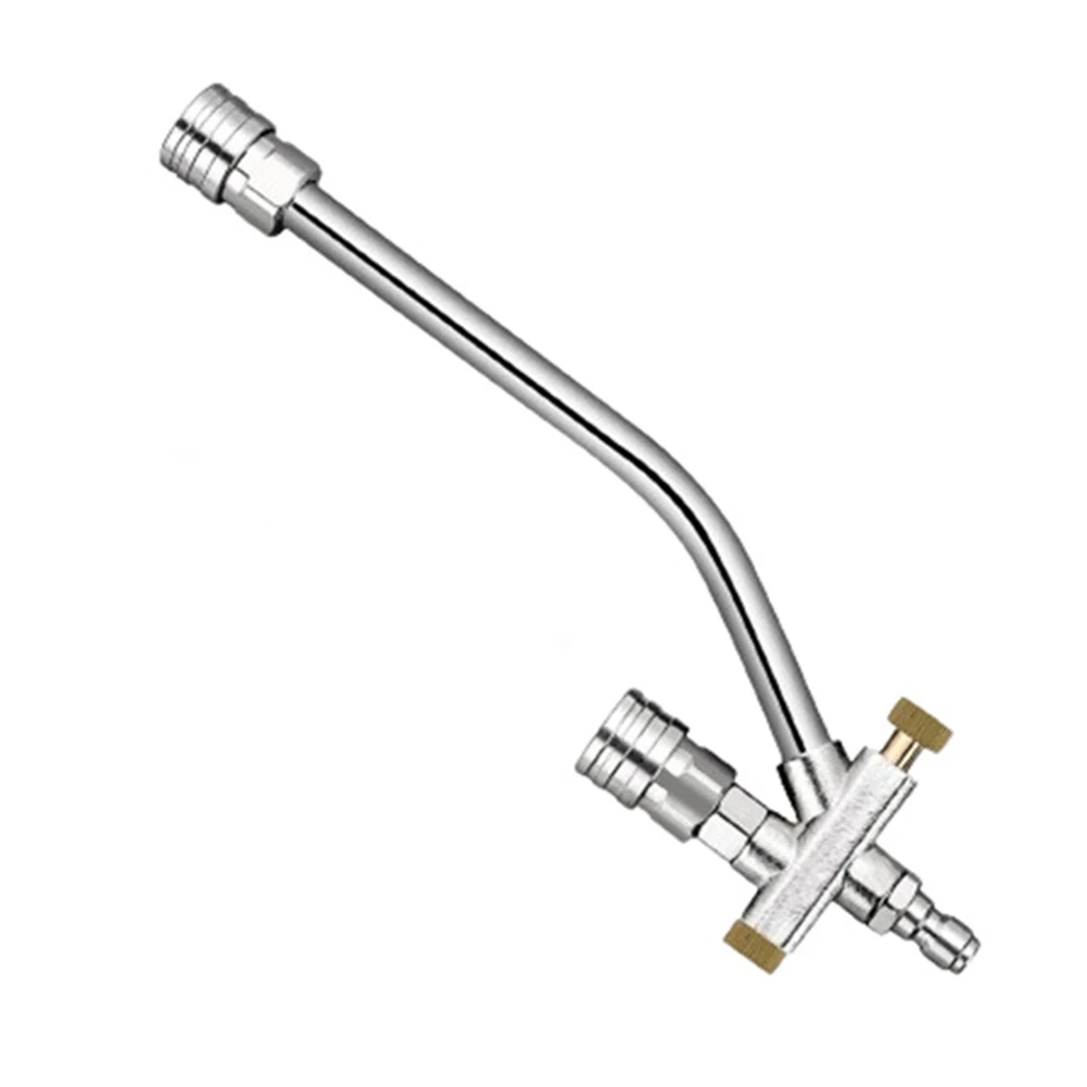 Foam Pot Accessory Stainless Steel Nozzle with Quick Attachment and Water Outlet Control for Powerful Cleaning Results