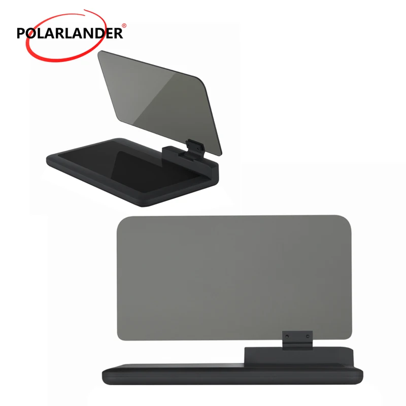 6 Inch Universal Car HUD Phone Mount Optical Reflection Navigation Projector Stand for Vehicle Dashboard