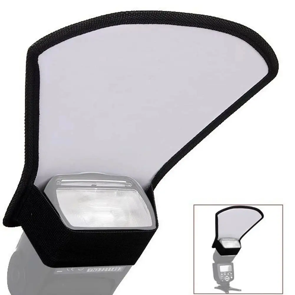 2pcs Universal Softbox Flash Bounce Reflector Diffuser Softbox Camera Accessories Silver White for Canon Nikon Photo Studio