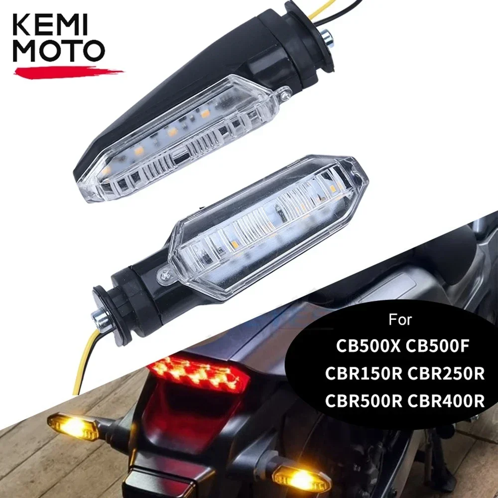 

2PCS Flashing Turn Signal Light For HONDA CRF300L CB500X CB500F CBR500R Grom MSX125 CRF250L CBR CB 650F NC750 LED Flasher Kit