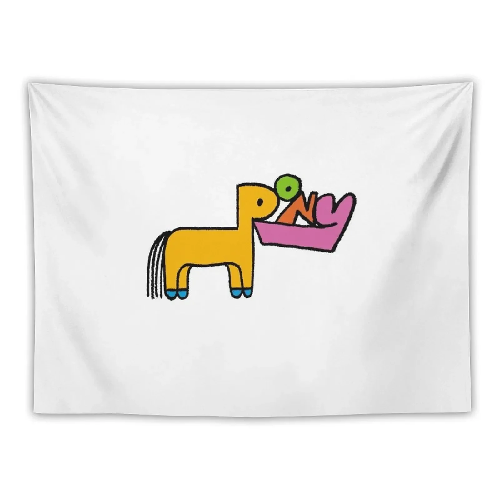 Pony Rex Orange County Tapestry Living Room Decoration Home Decor Accessories Outdoor Decor Tapestry