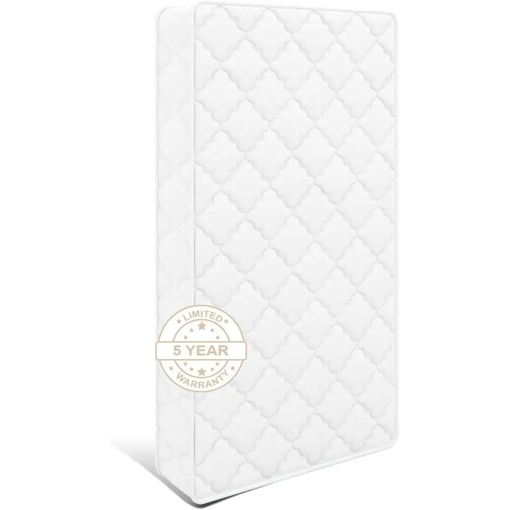

5x52x27.5 Mattress, Medium Firm with High Density Foam, Edge Reinforced, Odorless and Stable, Certified, White