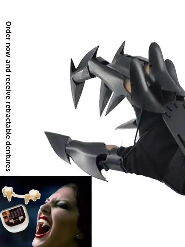 

Гибкий ужас, призрак, реквизит для рук, перчатки, игрушка, многофункциональные ролевые костюмы, аксессуары, когти дракона, рука