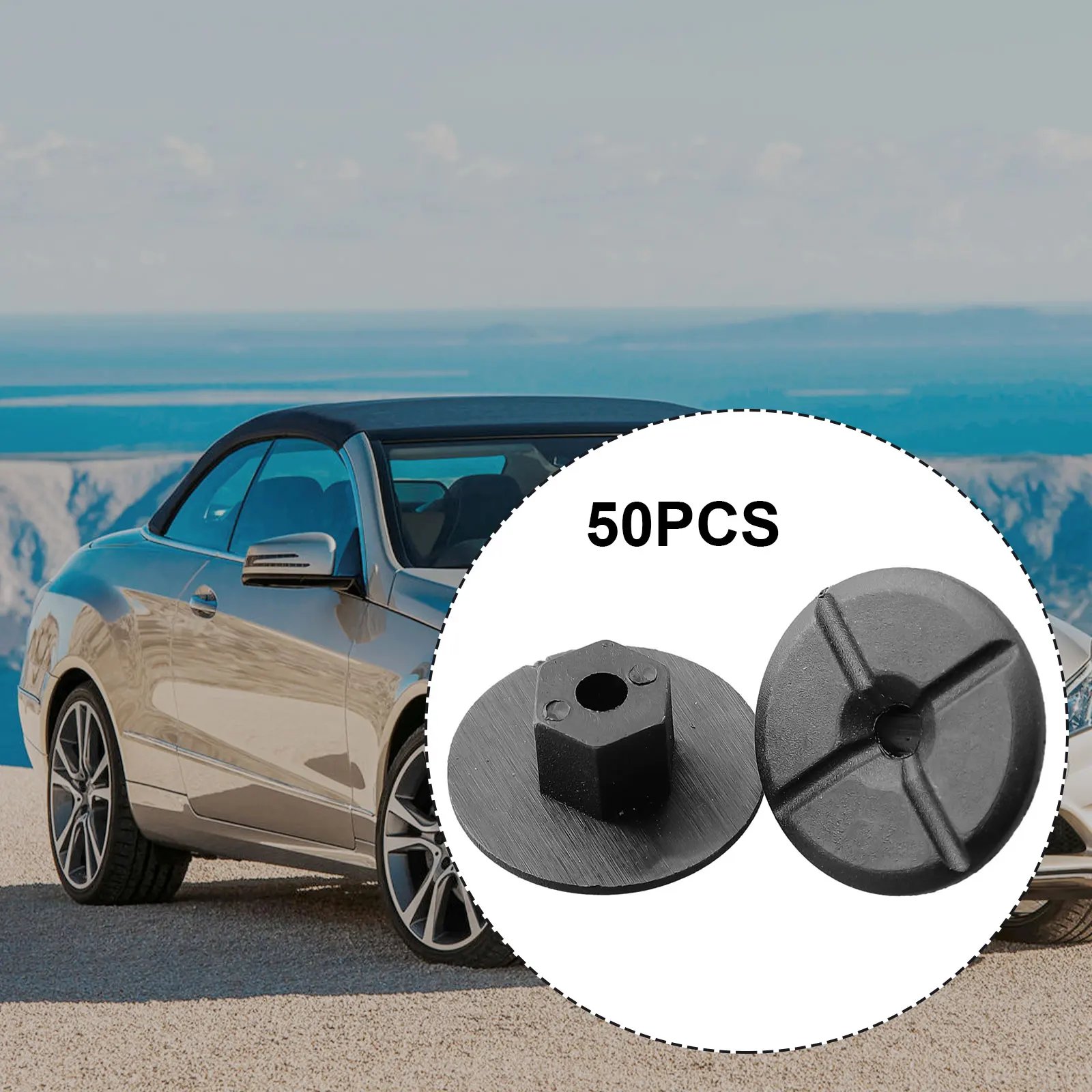 

50pc/pack Suitable For Mercedes-Benz Car Snap Nut Fender Snap 2019900050 51711958025 (note 50/pack Model K90)Plastic Nuts