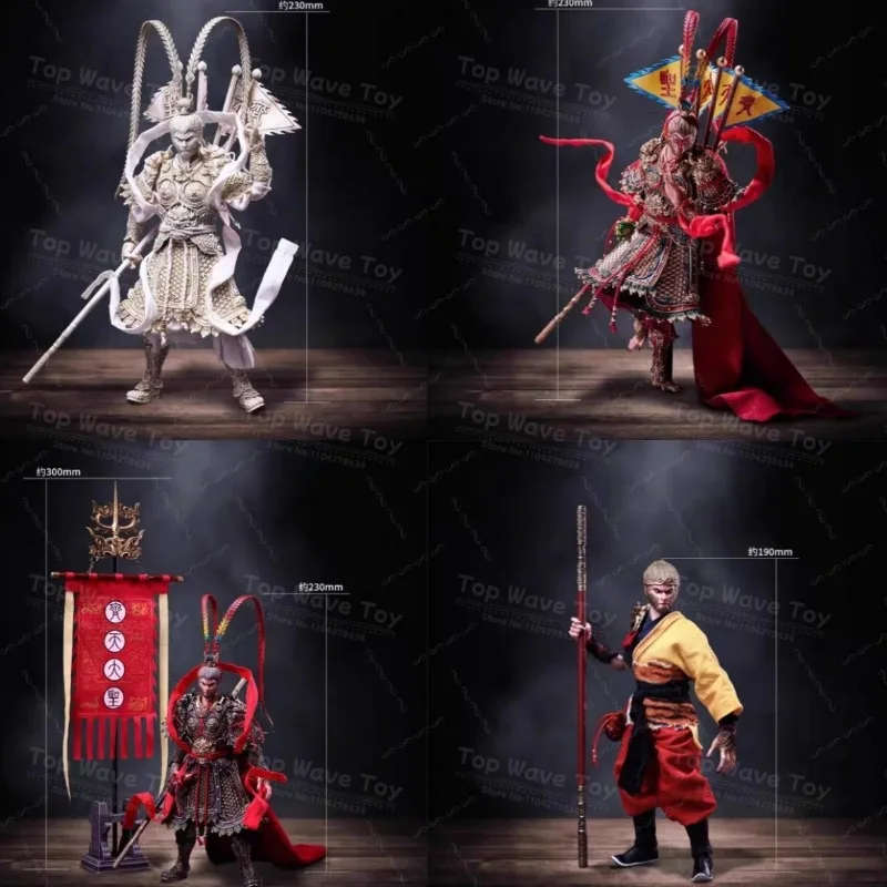 New Stock Longtian Sun Wukong Gu Hua 1/12th Scale Anime Action Figures Gh001 Gh002 Gh003 Gh004 Collectable Moveable Model Gk Toy