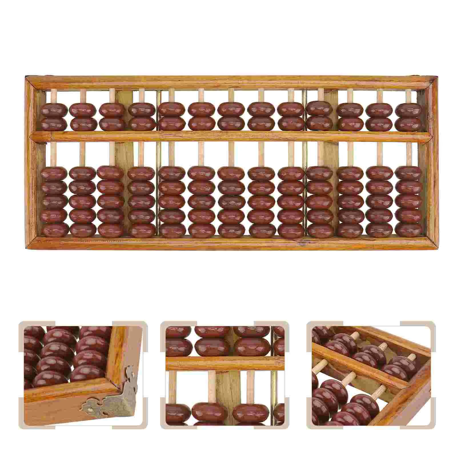 Abacus Mental Arithmetic Tool Wooden Beads Numeracy Educational Math Leaning Kids Children