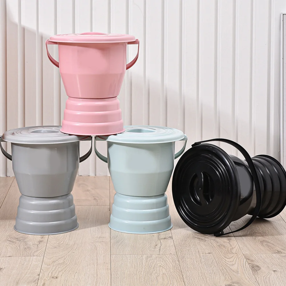 وعاء سميك للغرفة مع غطاء مبولة بلاستيكية ممتازة لكبار السن والمعاقين للاستخدام المنزلي حاوية تبول ليلية محمولة #3