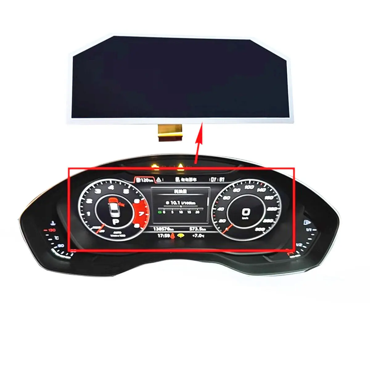 LCD Display Screen for Audi A6 C8 S6 RS6  Allroad 2020-2024 Instrument Cluster