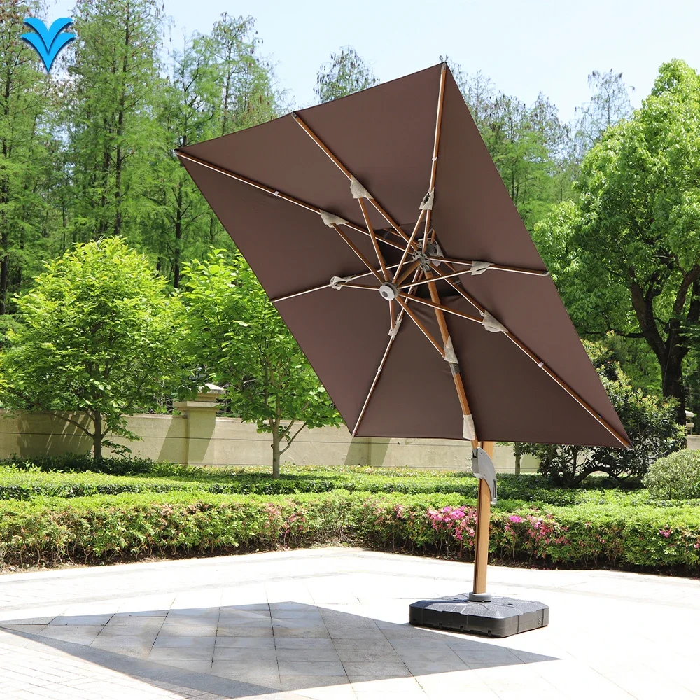 

Custom Furniture Patio Umbrella Garden Cantilever Umbrella Outdoor Double Parasols Large Roman Umbrella
