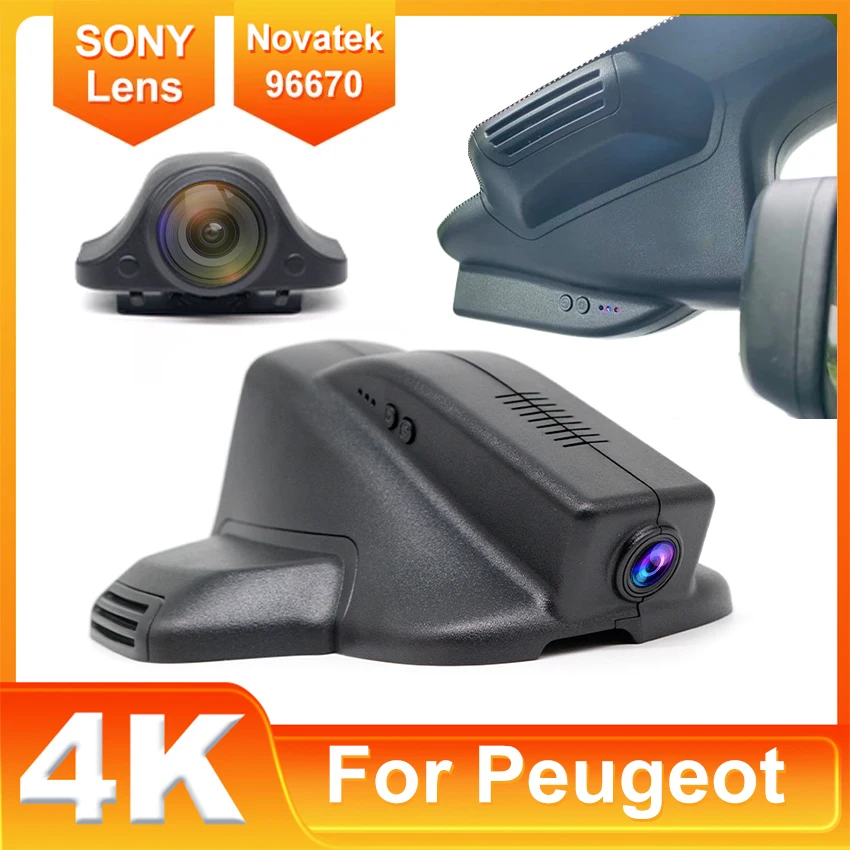 

Dash Cam for Jeep Compass (2nd Gen) 2018 2019 2020 2021 2022 2023,Car Camera WIFI Connection APP Control,Dashcam 4K for Compass