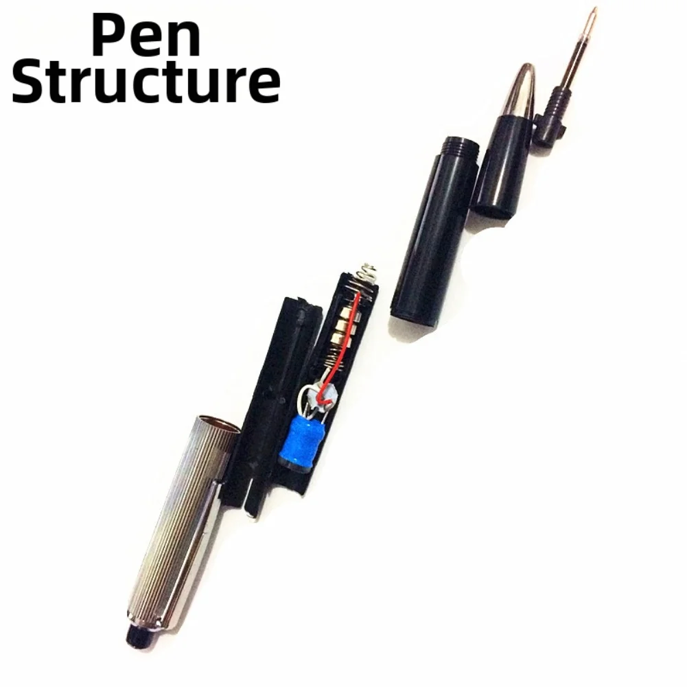 1X الإبداعية صدمة كهربائية القلم الإبداعية يوم كذبة أبريل صدمة القلم الحاضر المزحة لعبة مفاجأة القلم مضحك أقلام الطرف العرض #5