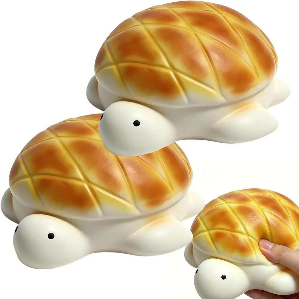 Pinch Le Turtle Squeeze Toys Anxiety Relief Soft Slow Rebound Toys Sensory Fidget Relax Creative Bread Stress Relief Toy