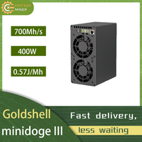 New Goldshell MINI DOGE III 700M Doge Coin Litcoin Mining Asic Miner Crypto Hardware Quiet Home Mining Free Shipping