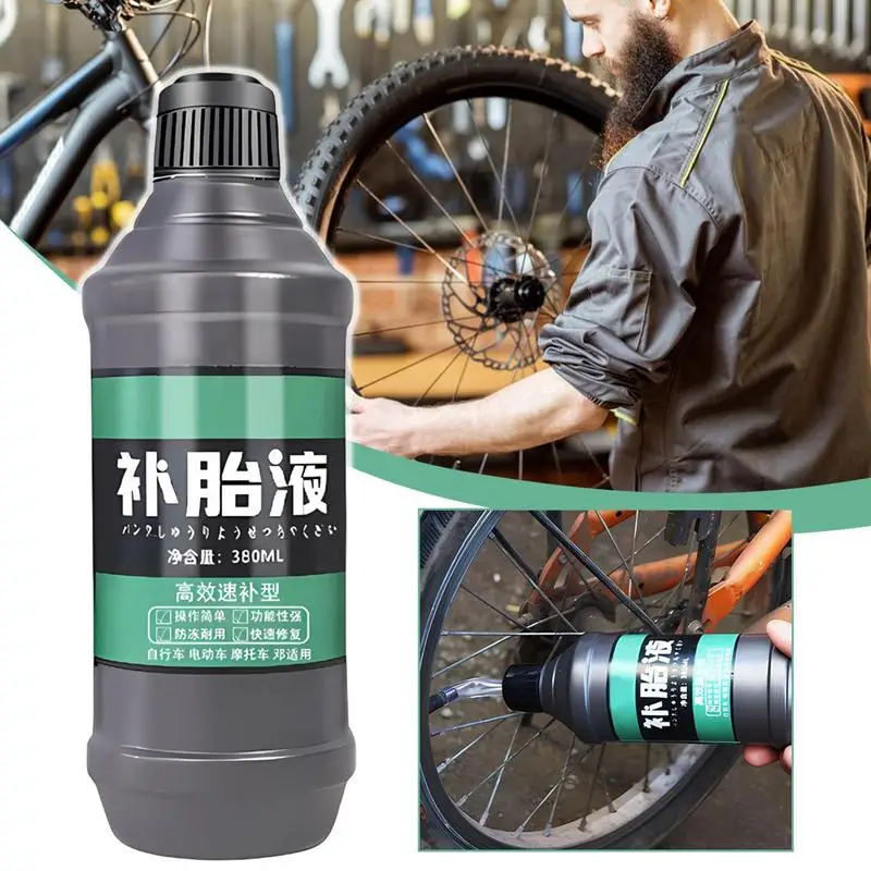 380ml Bikes Tubeless Tire Sealant Fast Sealing Tubeless Sealant Tire Repair Tools for Road CX And Gravel Bicycles Tires