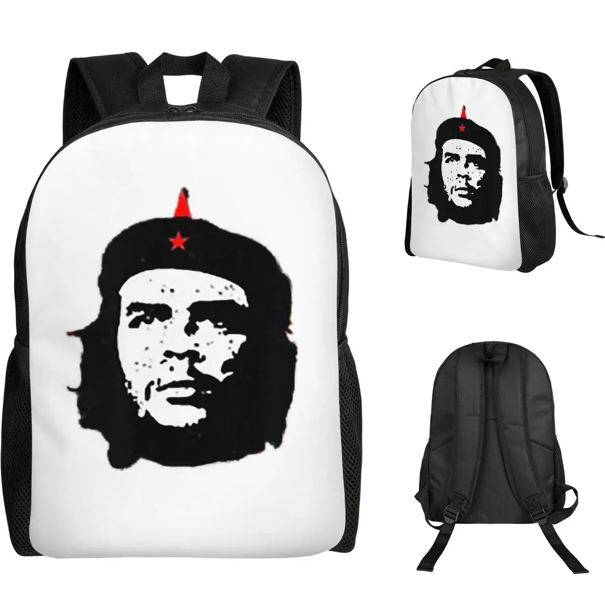 

Che Guevara Student Backpack School Bag Hiking Travel Daypack for Men Women Fashion Bookbag Shoulder Bags