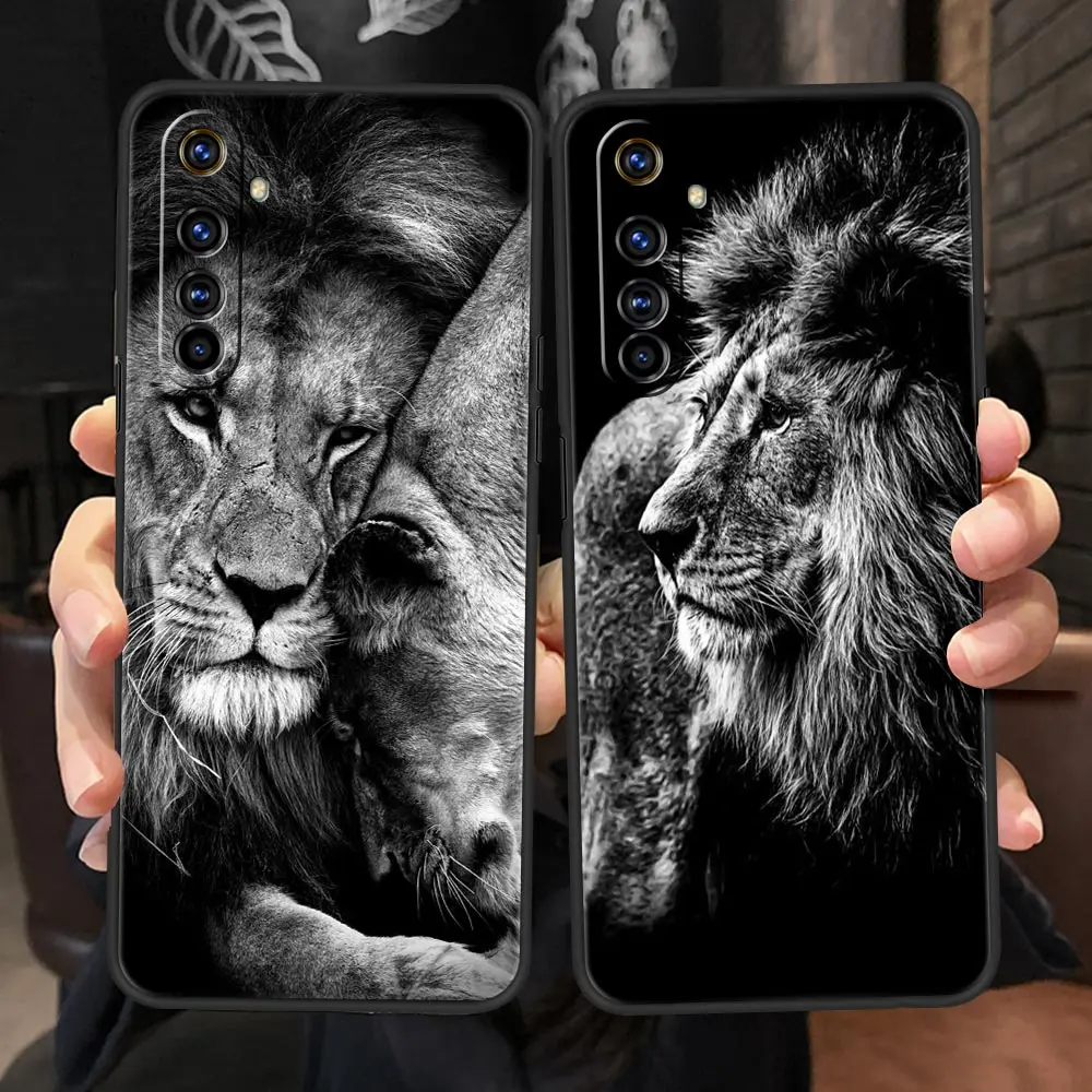 

Cheetah Tiger Lion Animals For Realme GT Neo 2 3 Phone Case Realme 9 8 5G 7 6 GT2 Pro Plus 9i 8i C21Y C21 C3 C11 C25 C35 Cover