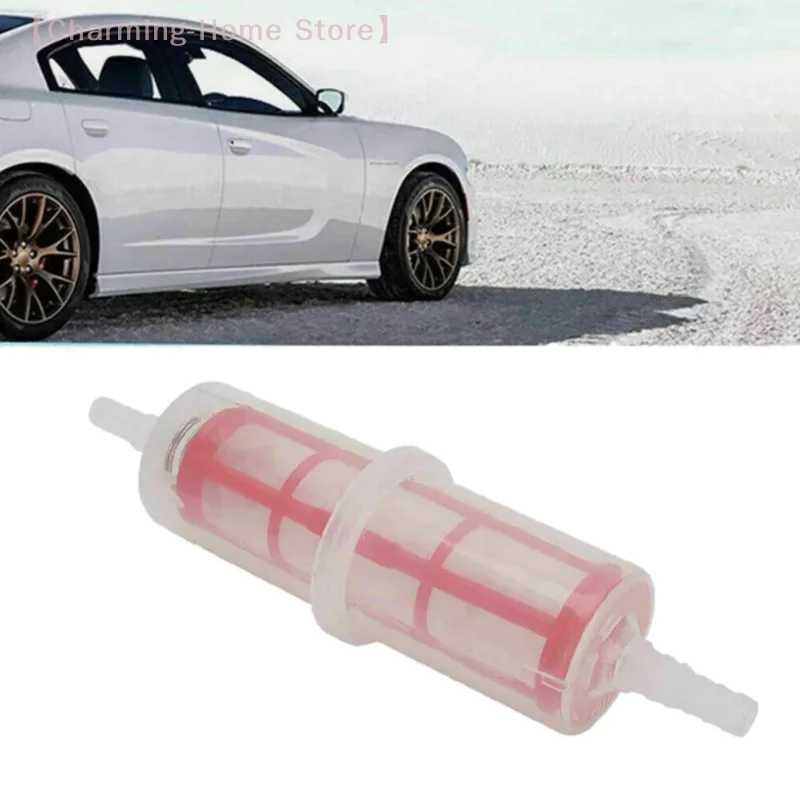 【M】8mm 10mm Universal Große Inline Diesel Kraftstoff Filter Kunststoff Auto Zubehör Autos Ersatzteile