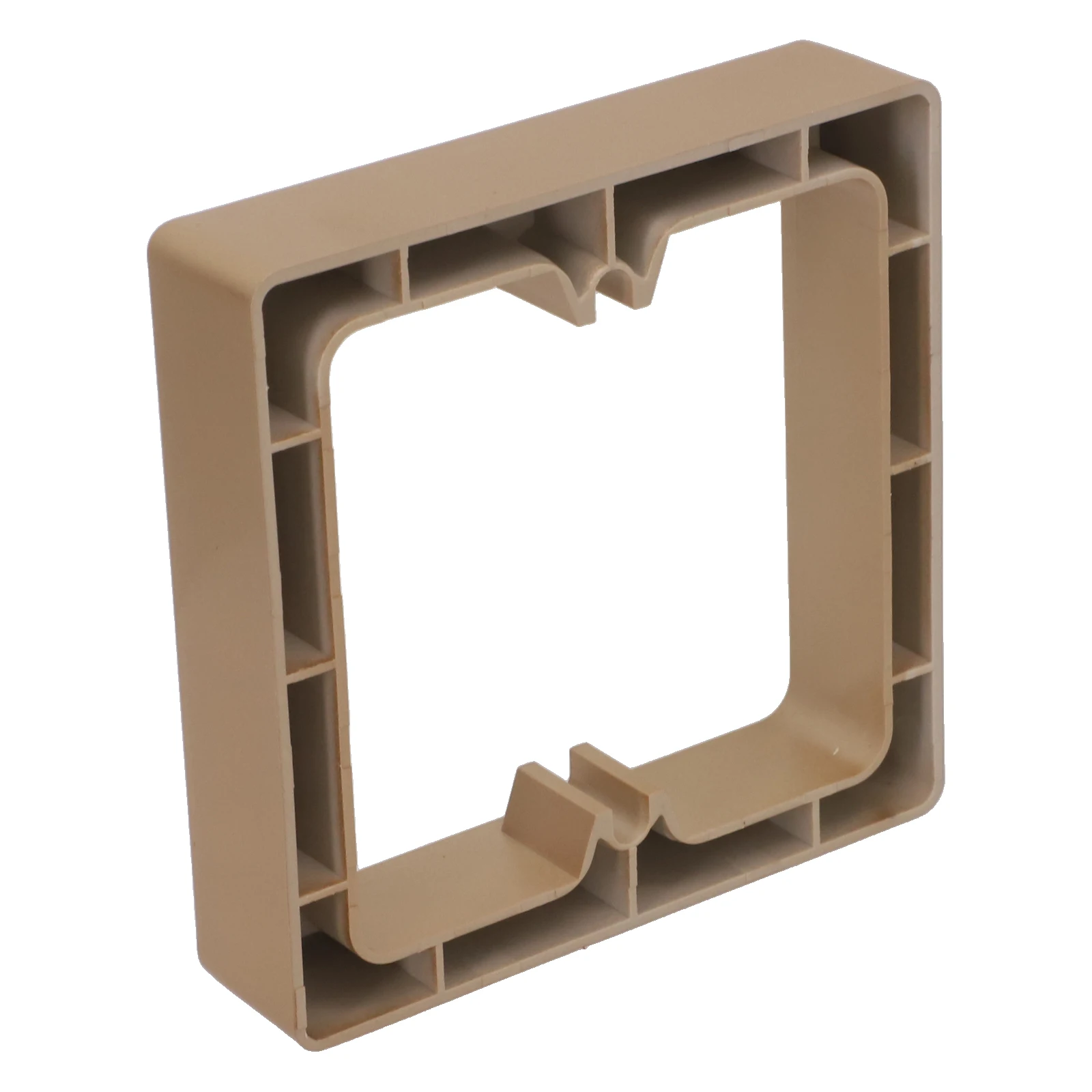 0.78IN 20MM 1 Gang Square Spacer Heat And Moisture Resistant Injection Molding Process Multiple Mounting Diameters