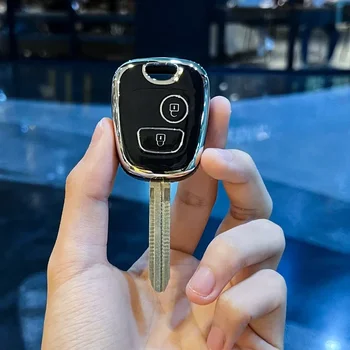 Tpu-c4車用のリモートキーケース,citroen,自動シェル,fbプロテクター,カバーアクセサリー,citroen c1,c4,Peugeot 106, 107, 206, 207, 306, 307