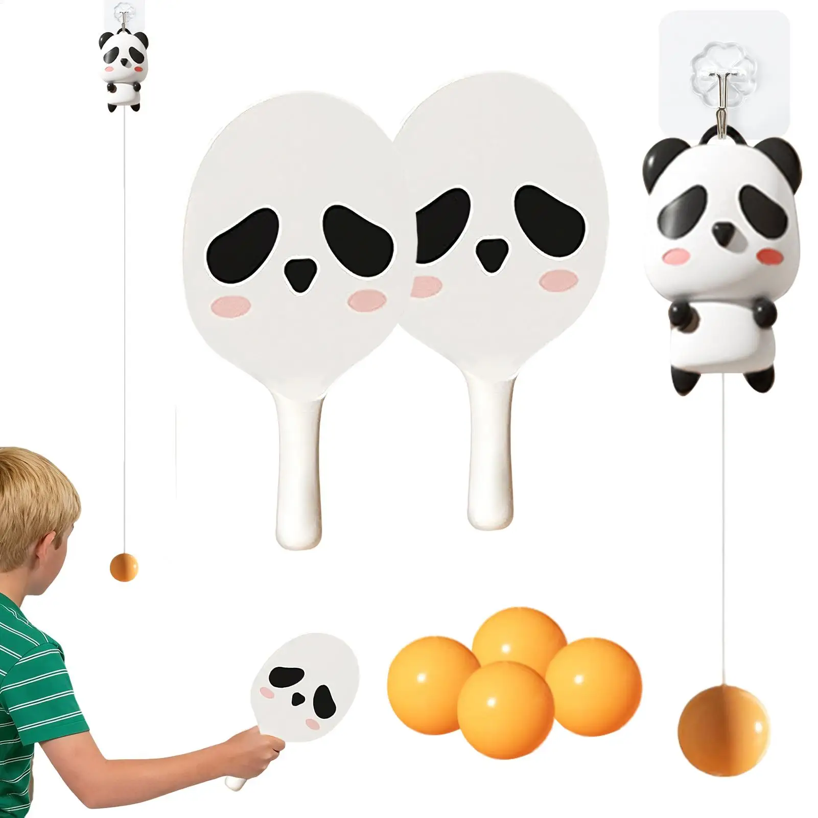 

Door Table Tennis Table Tennis Practice With Racket And Balls Set Adjustable Doorway Ball Game For Boys Girls School Apartment