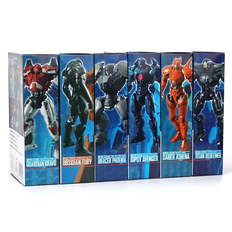 High Quality17cm Pacific Rim 2 Gipsy Avenger  Figures Movable Model Mech Robot Obsidian Fury Saber Athena Collectible Model Toys