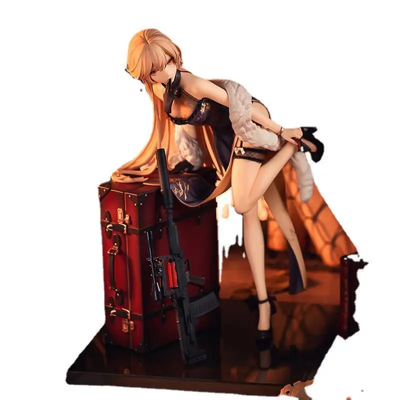 

Girls' Frontline OTS-14 Purple Rain Heart Figurine Beautiful Girl 2D Anime Case Decoration Peripheral Gift