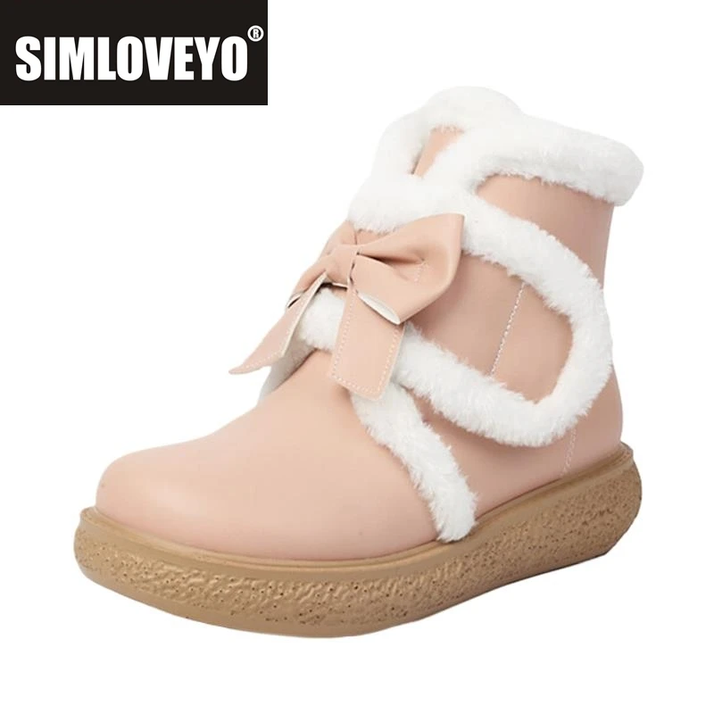 

SIMLOVEYO Женские ботильоны с вырезом на каблуке 4 см, на плоской платформе 2 см, большой размер 31 32 33 40 41 42 43 US12 12 см, для вечеринки, снега