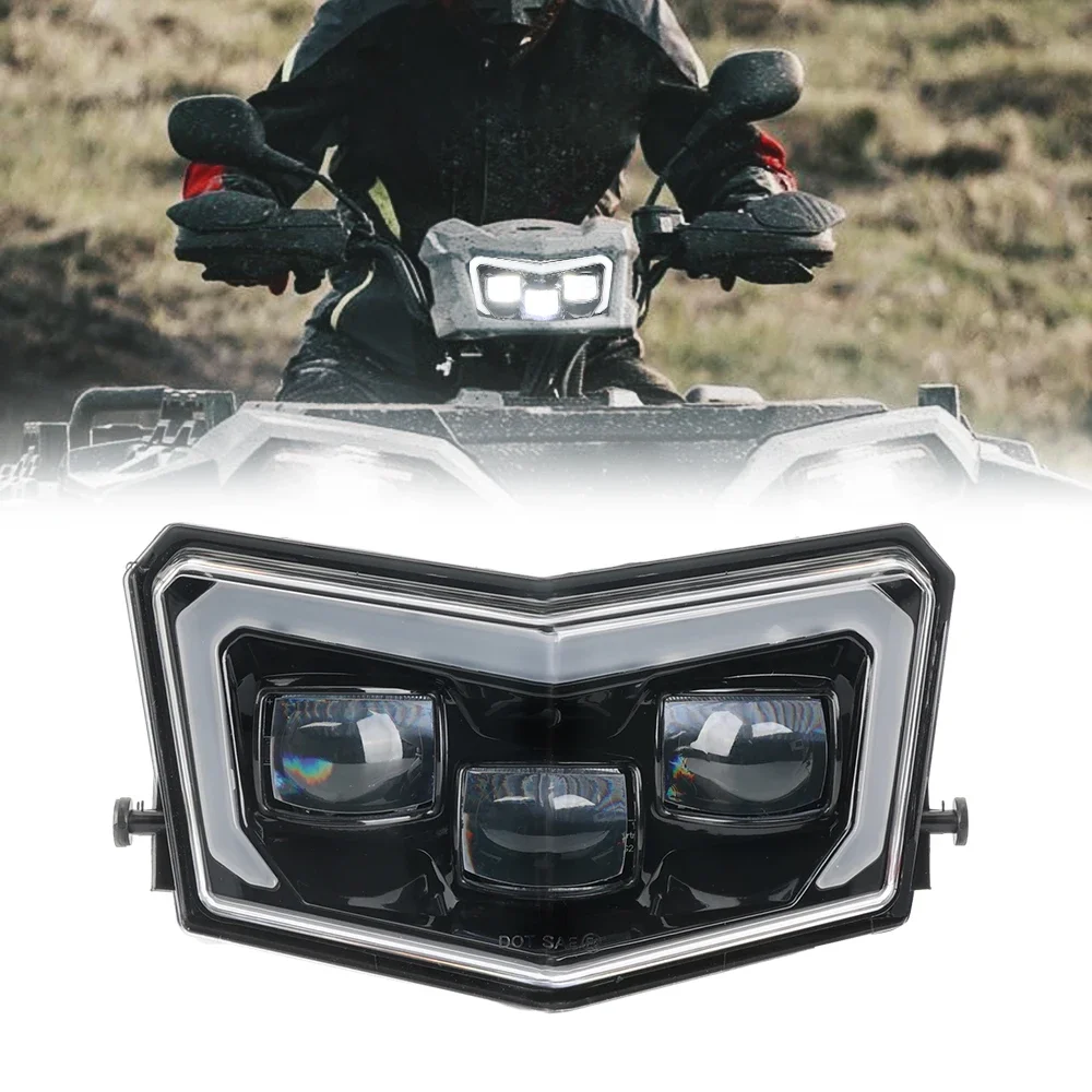 

#2884859 ATV Headlight Compatible with Polaris Sportsman XP 1000 450 570 850 XP 1000 S ATV LED 2017-2025 Front Light Assembly