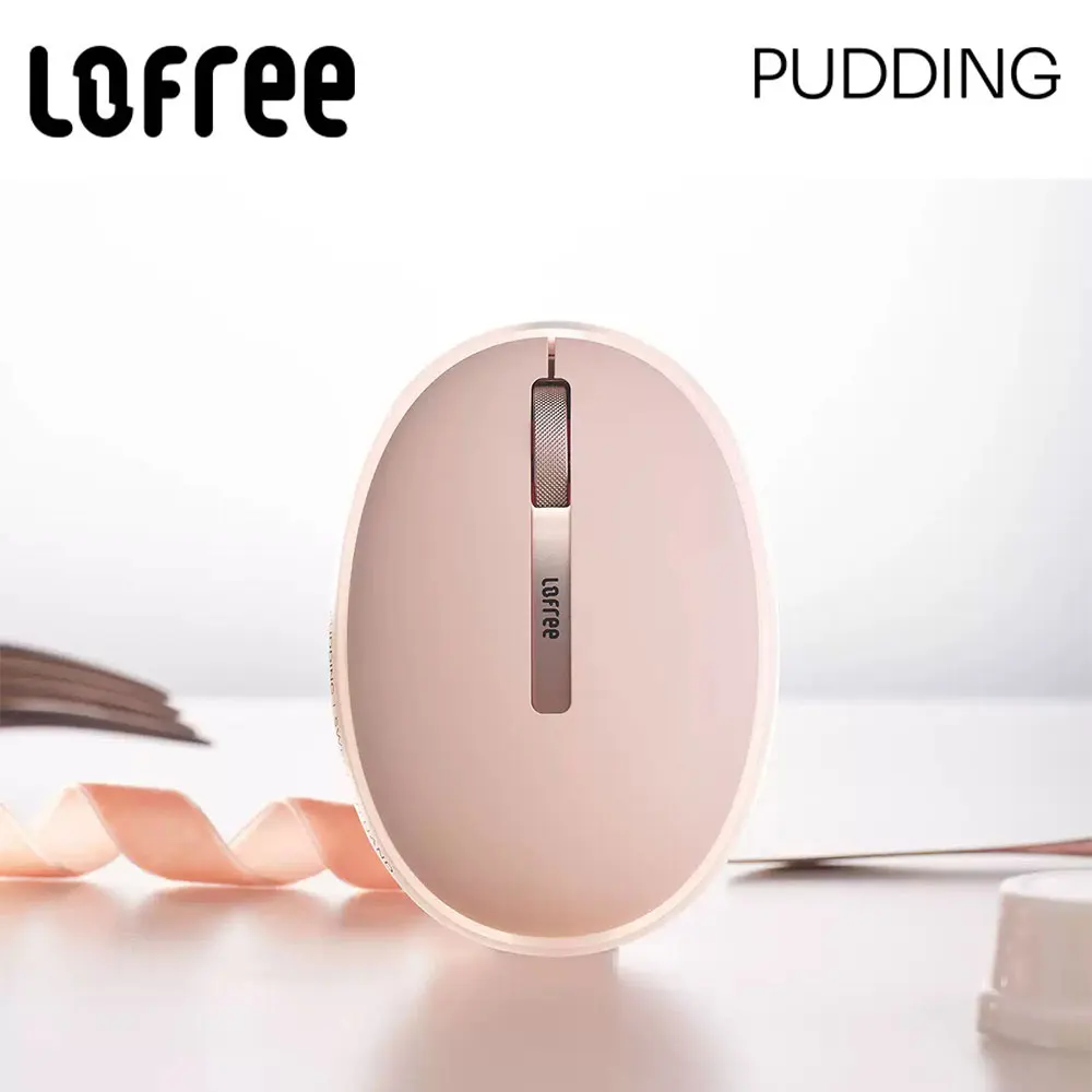 Lofree Liquid Foundation PUDDING Dual-mode Wireless Bluetooth Mouse Girls Office Computer IPad Charging Model 5-speed DPI