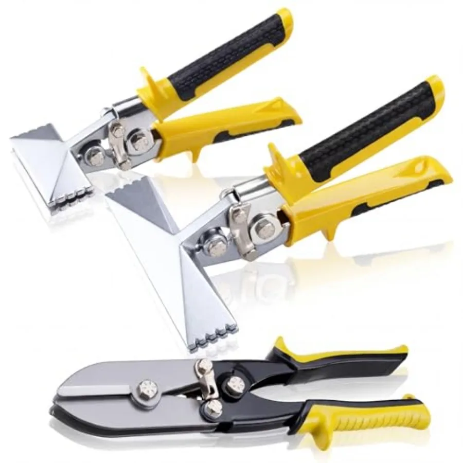 

3 Pcs Sheet Metal Bender Seamers 5 Blade Pipe Crimper and 3 Inch 6 Inch Straight Jaw Sheet Metal Bender with Ergonomic Handle D